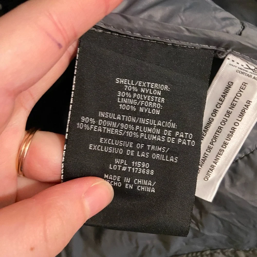 EUC 32 Degrees heat men’s‎ gray down filled active packable jacket coat XL